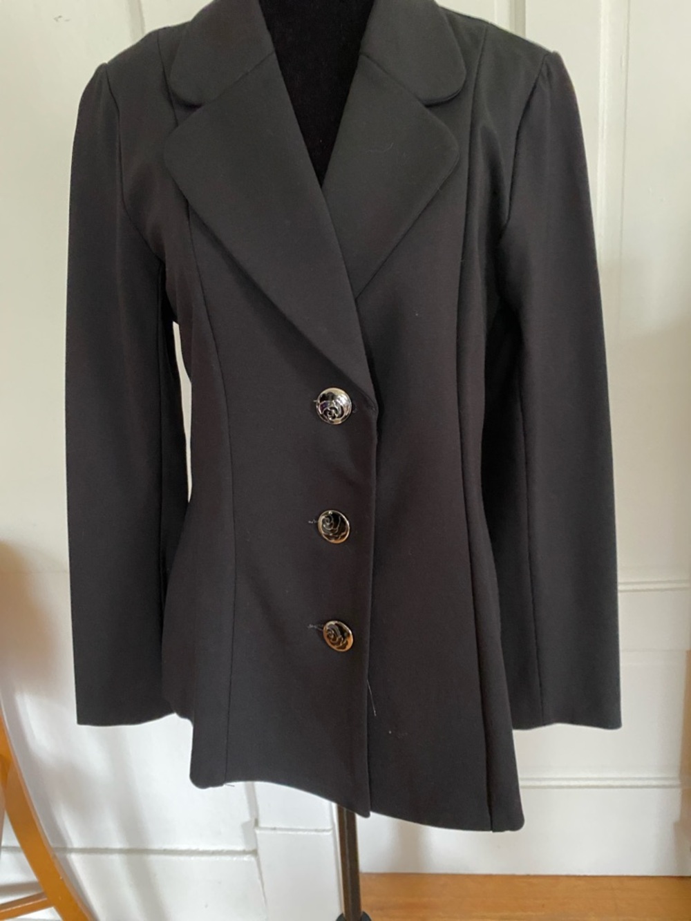 Blue Sky 100% Modal Very Stretchy Black Women's Coat.